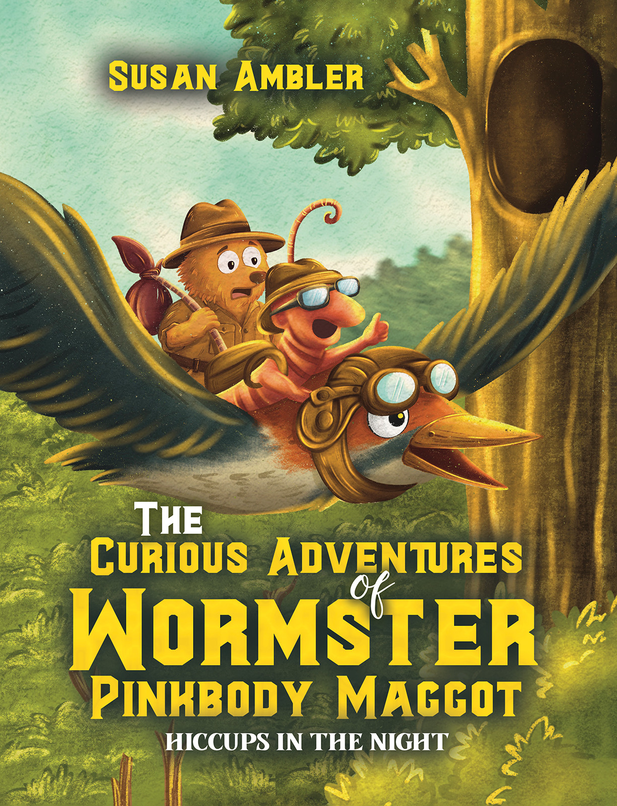 Book Title: The Curious Adventures of Wormster Pinkbody Maggot