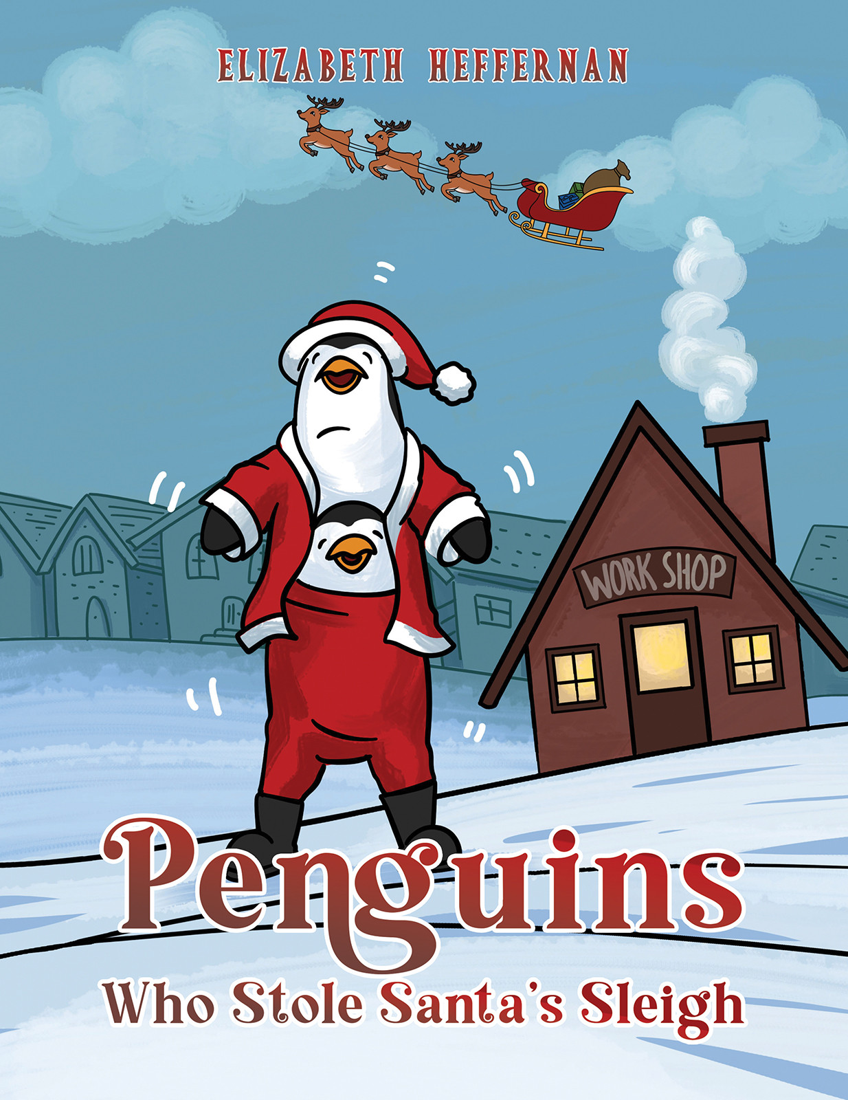 Penguins Who Stole Santa's Sleigh-bookcover