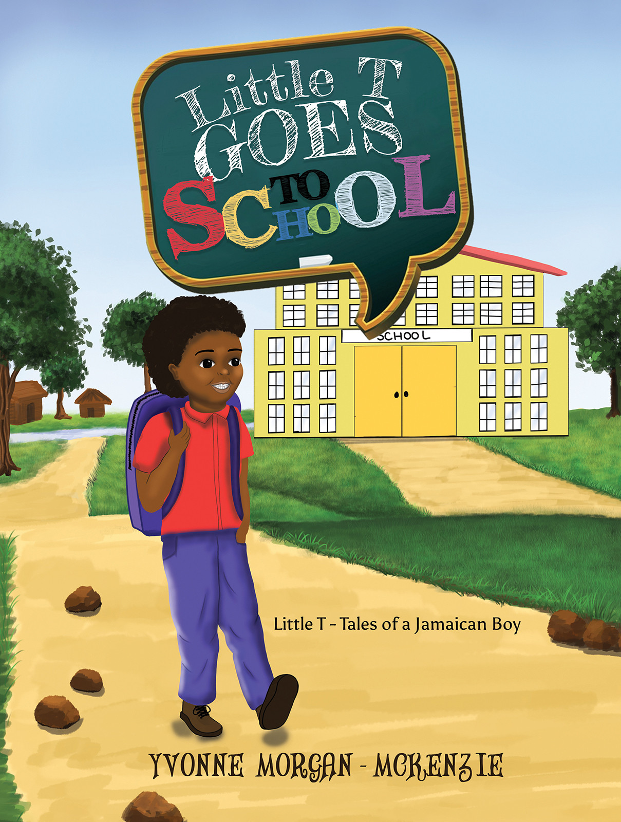 Little T Goes to School-bookcover