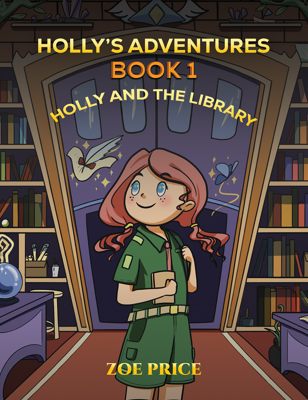 Holly's Adventures, Book 1: Holly and the Library-bookcover