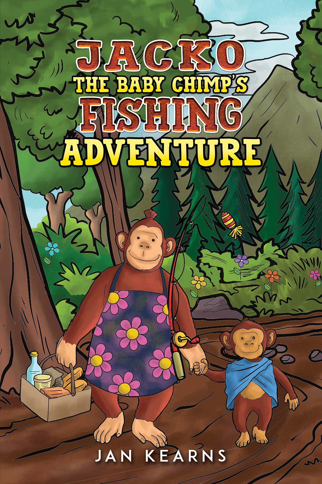 Jacko the Baby Chimp's Fishing Adventure-bookcover