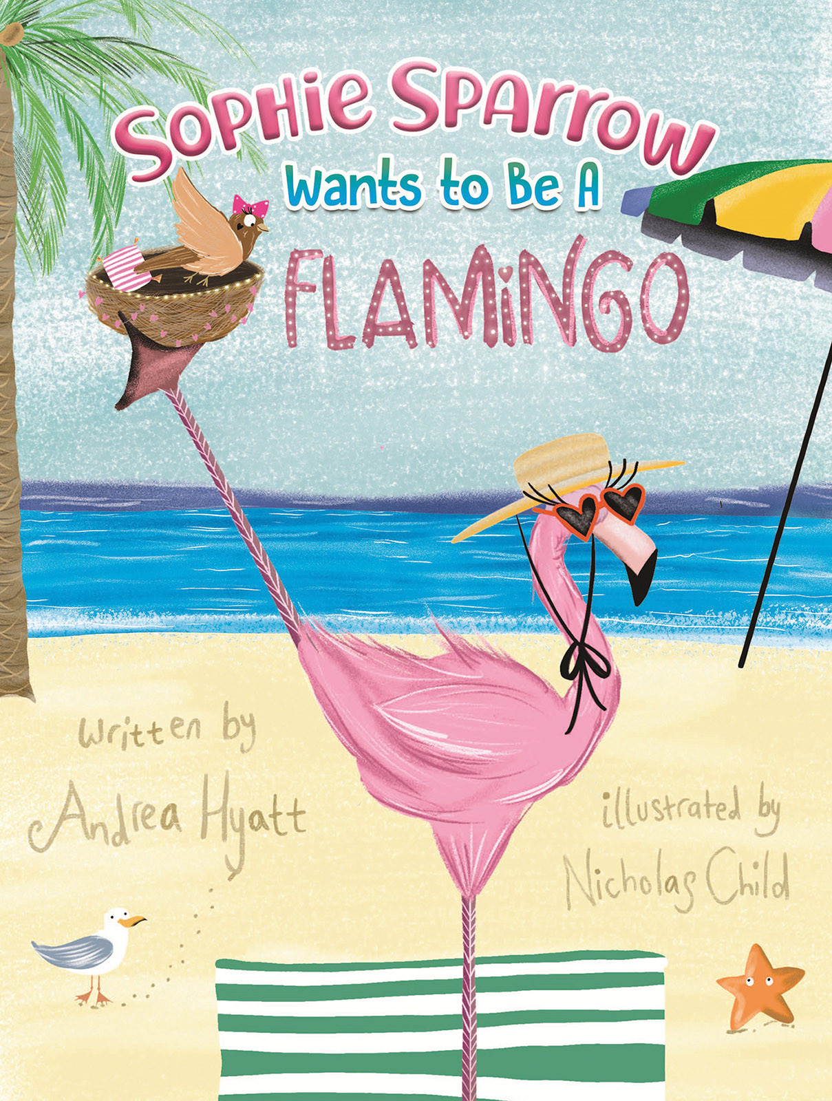 Sophie Sparrow Wants to Be a Flamingo-bookcover