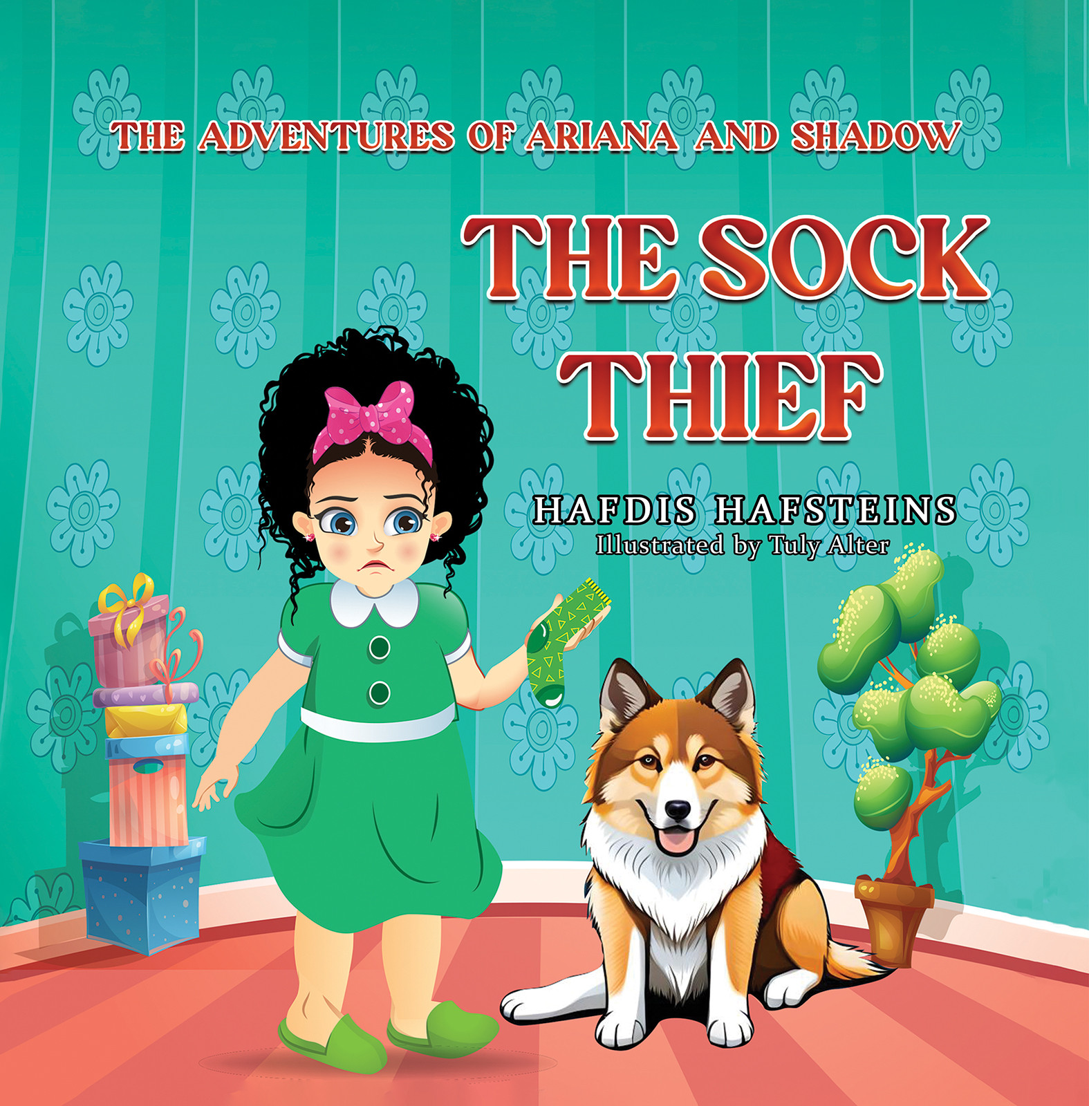 The Adventures of Ariana and Shadow: The Sock Thief-bookcover