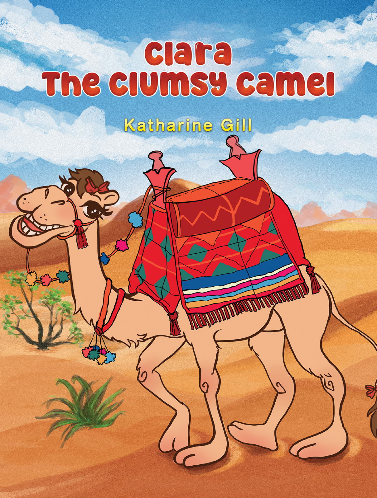 Clara the Clumsy Camel-bookcover