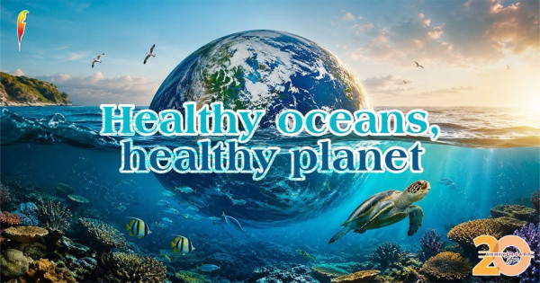 World Ocean Day and Books Keep Your Mind Healthy and Oceans Healthier