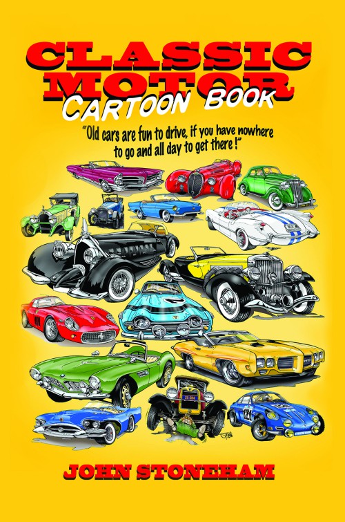 Classic Motor Cartoon Book-bookcover