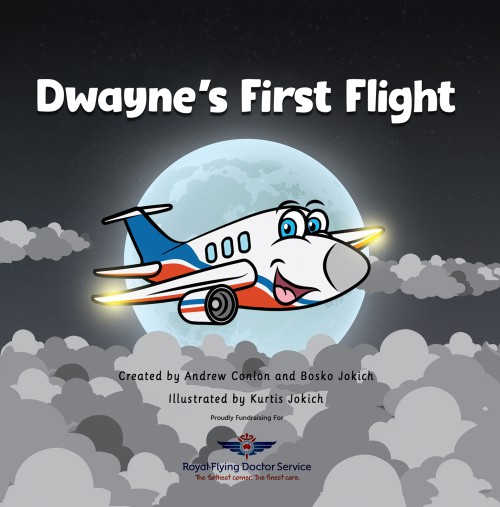 Dwayne's First Flight-bookcover