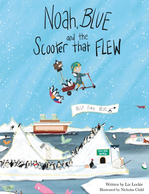 Noah, Blue and the Scooter That Flew-bookcover