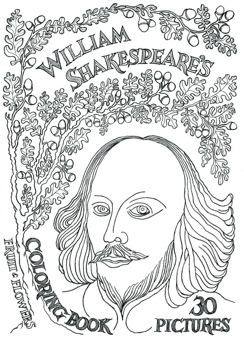 William Shakespeare's Coloring Book-bookcover