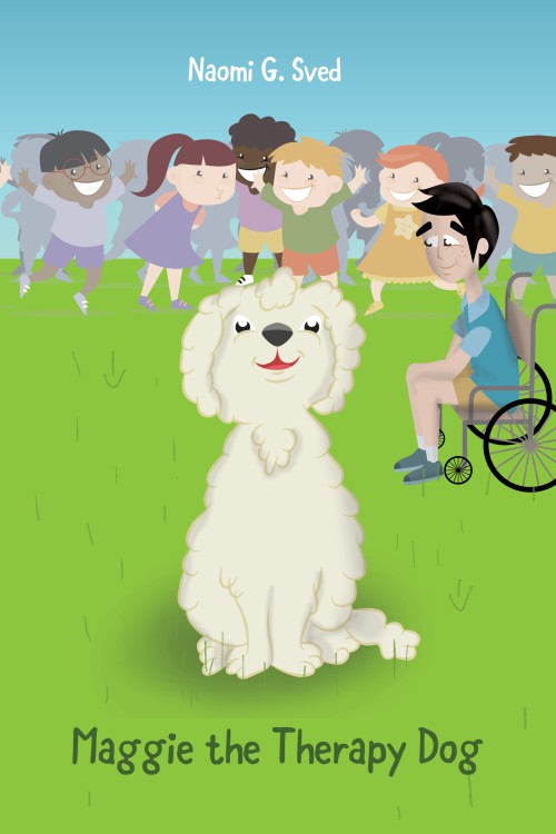 Maggie The Therapy Dog -bookcover