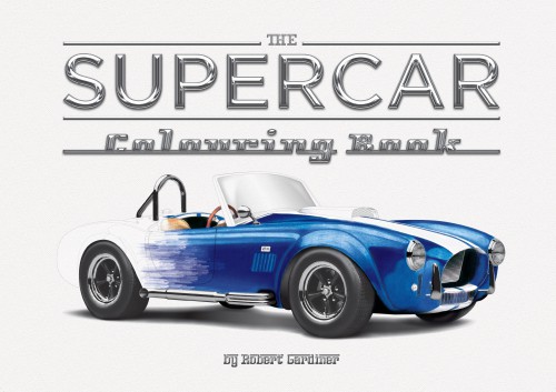 The Supercar Colouring Book -bookcover