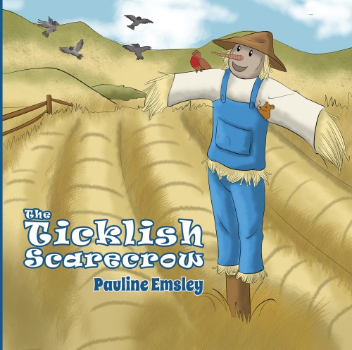 The Ticklish Scarecrow -bookcover