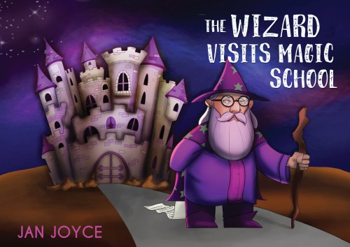 The Wizard Visits Magic School -bookcover