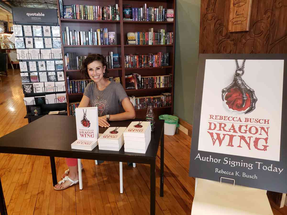 dragon-wing-rebecca-busch-Attended-Two-Book-Signing-Events-at-Blue-Phoenix-Book-Store-and-O'Connors-Pendleton-Shop