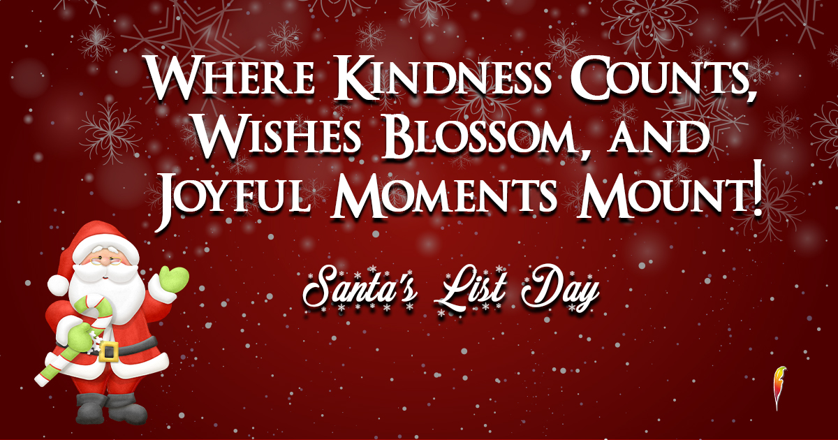 Santa Blog Blog | Dive into the Magic of Santa's List Day with These Enchanting ...