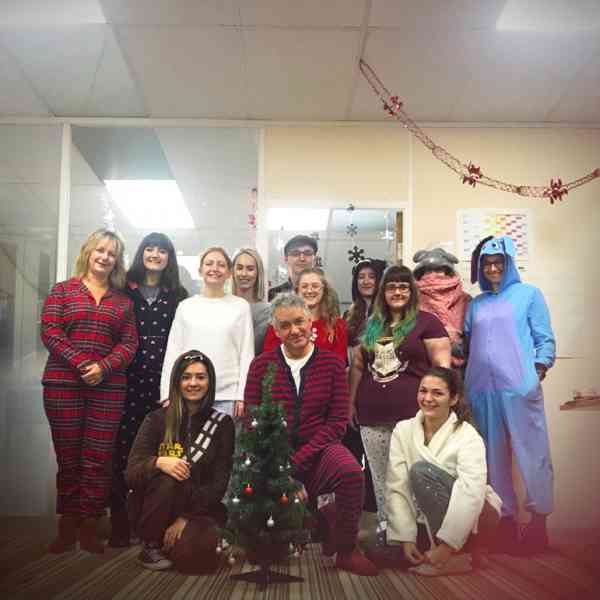 Austin Macauley UK office had a Pyjama Day for the CCLG charity