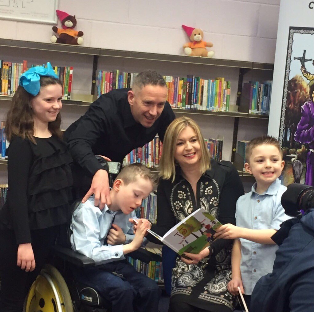 A Couple of Photos from Amanda Kehoe's Visit to Newbridge Library