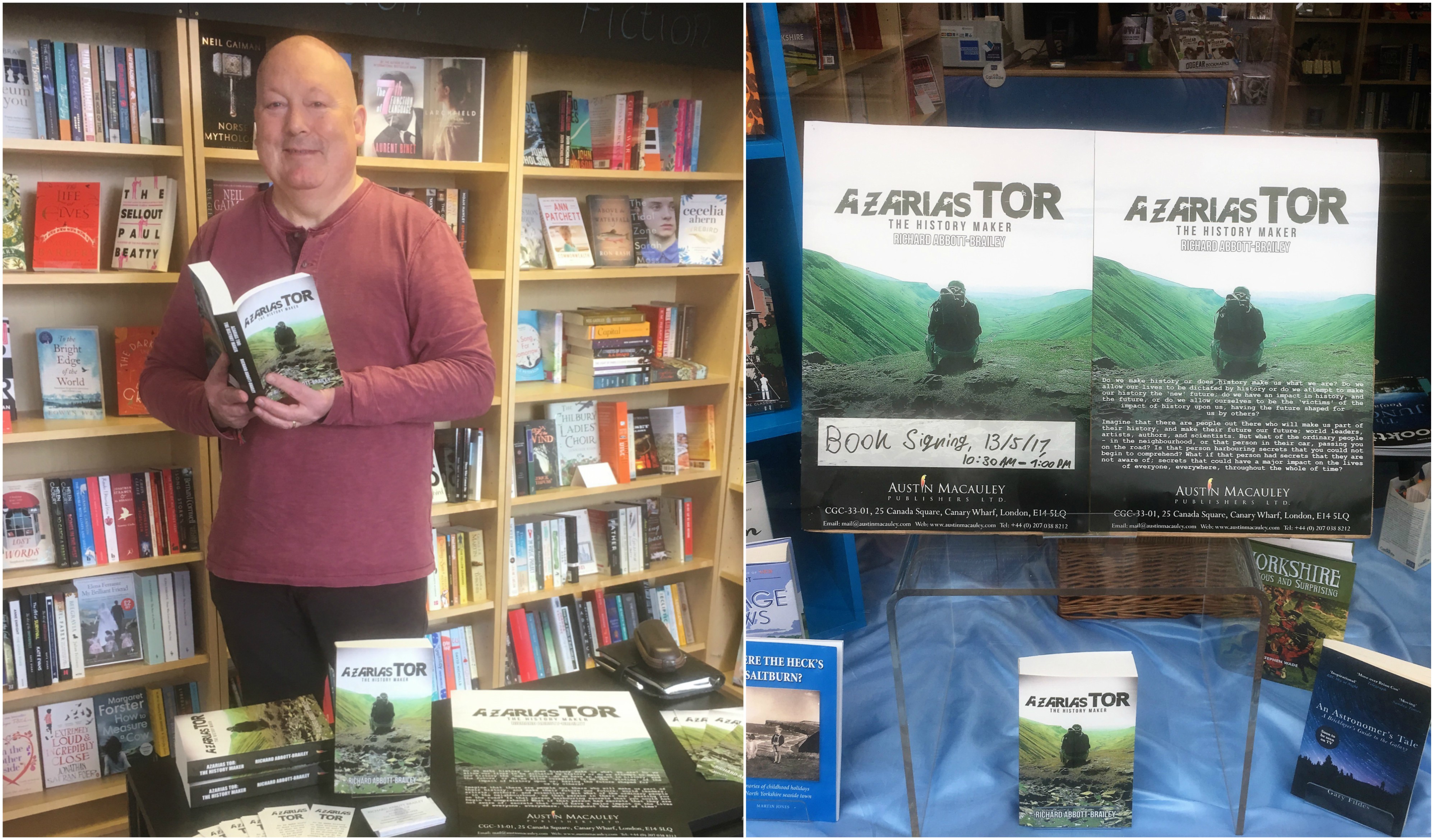 Richard Abbott-Brailey's book signing event at The Book Corner was a great success