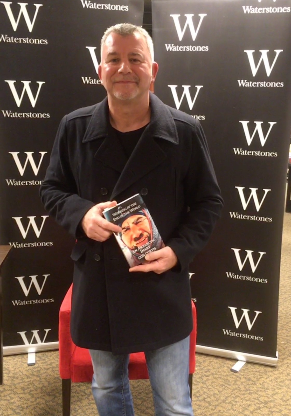 Con Curtis, made an appearance at Waterstones Leeds
