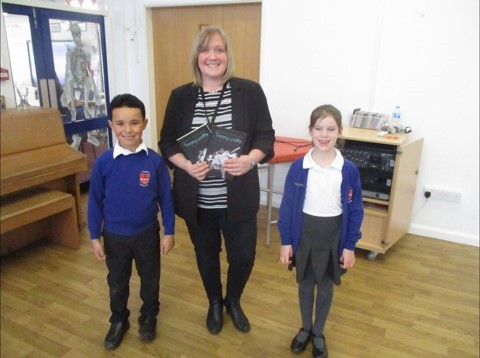 The Knight of Hollows visits Cogenhoe Primary School