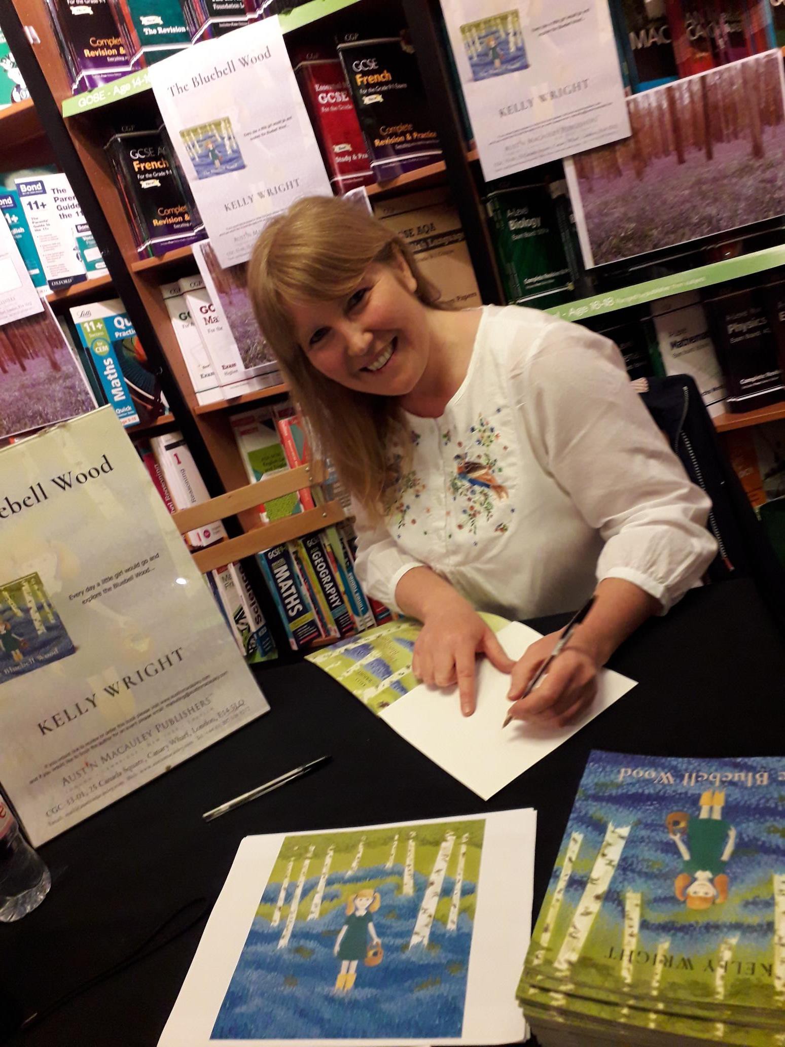 Book Signing ceremony of ‘The Bluebell Wood’ at the Waterstones Book Signing ceremony of ‘The Bluebell Wood’ at the Waterstones