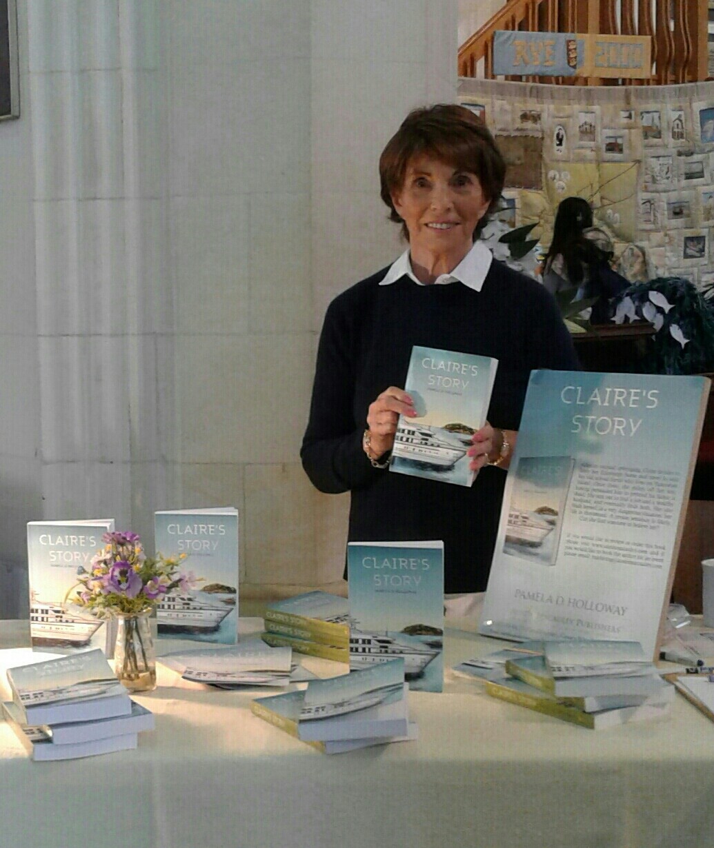 ‘Claire’s Story’ gets book signing at the Flower Festival