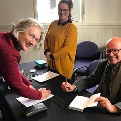 R.G. Harwood was at Trentham Neighbourhood Centre for the Book Signing Event