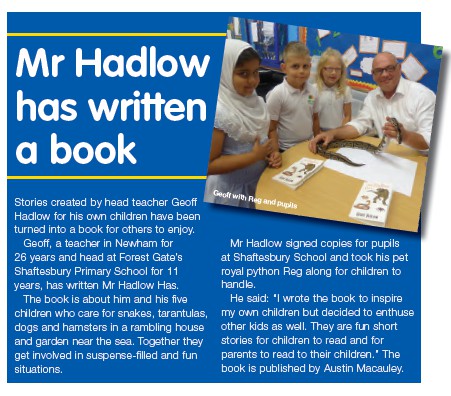 ‘The Newham Mag’ featured Geoff Hadlow’s ‘Mr Hadlow Has…’