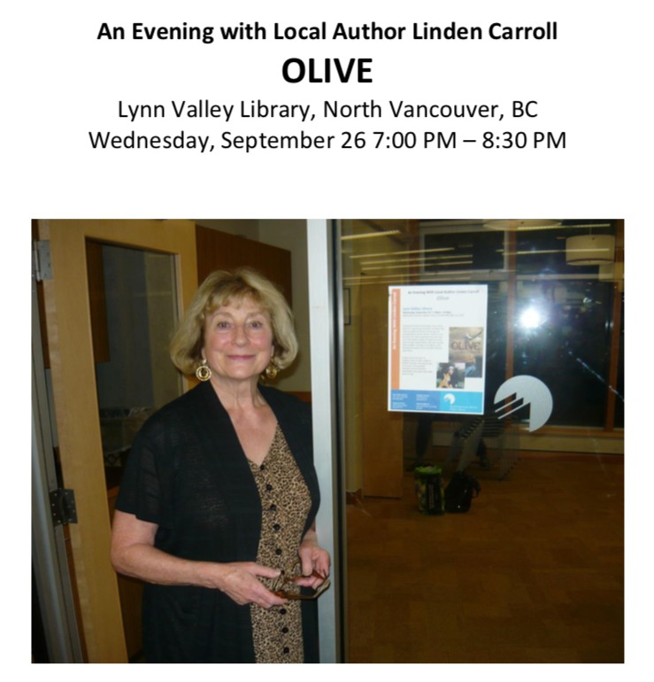 Linden Carroll of ‘Olive’ Was at Lynn Valley Library