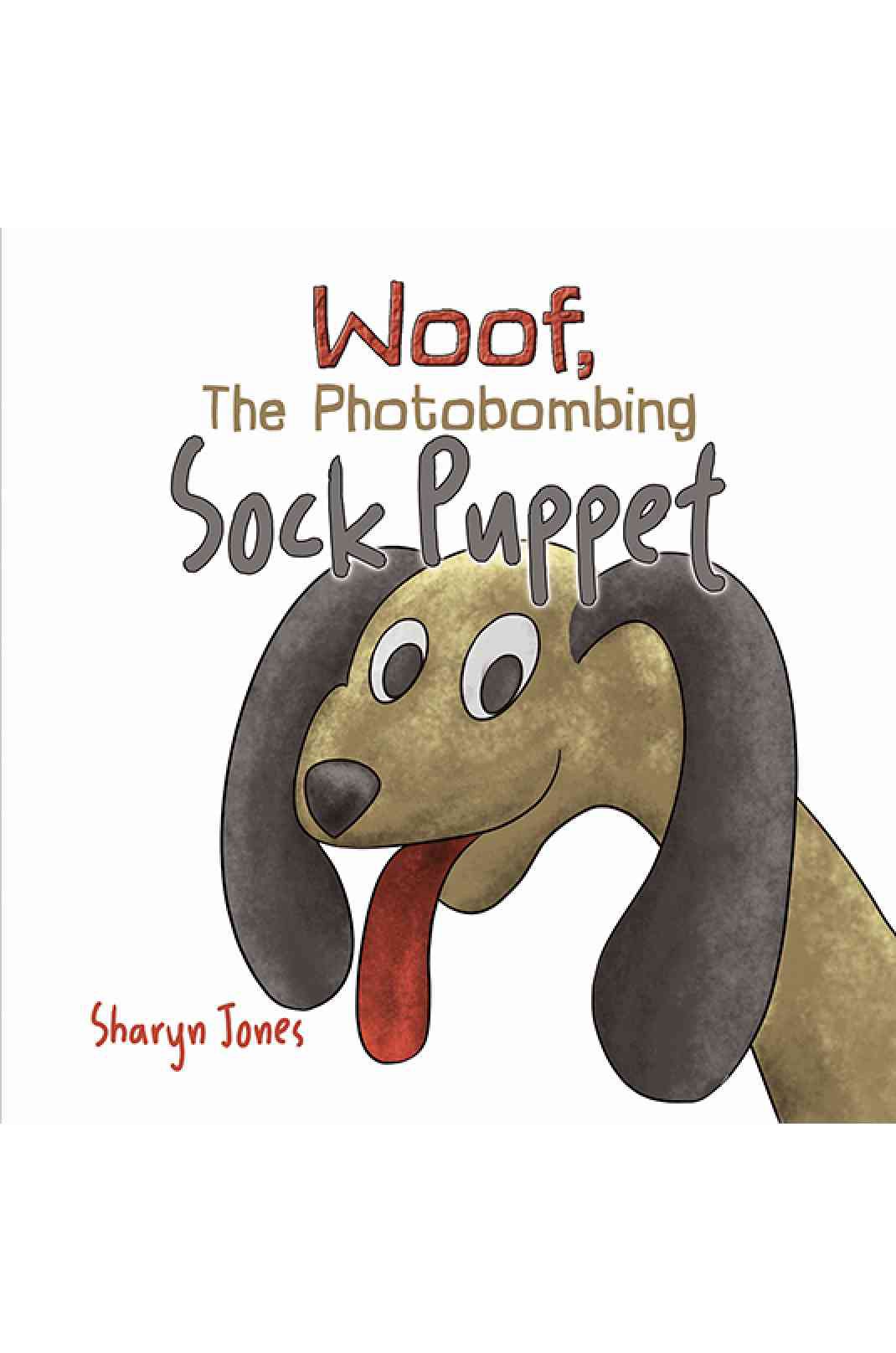 Sharyn Jones author of ‘Woof, the photobombing sock puppet’ featured on the New Zealand Herald website