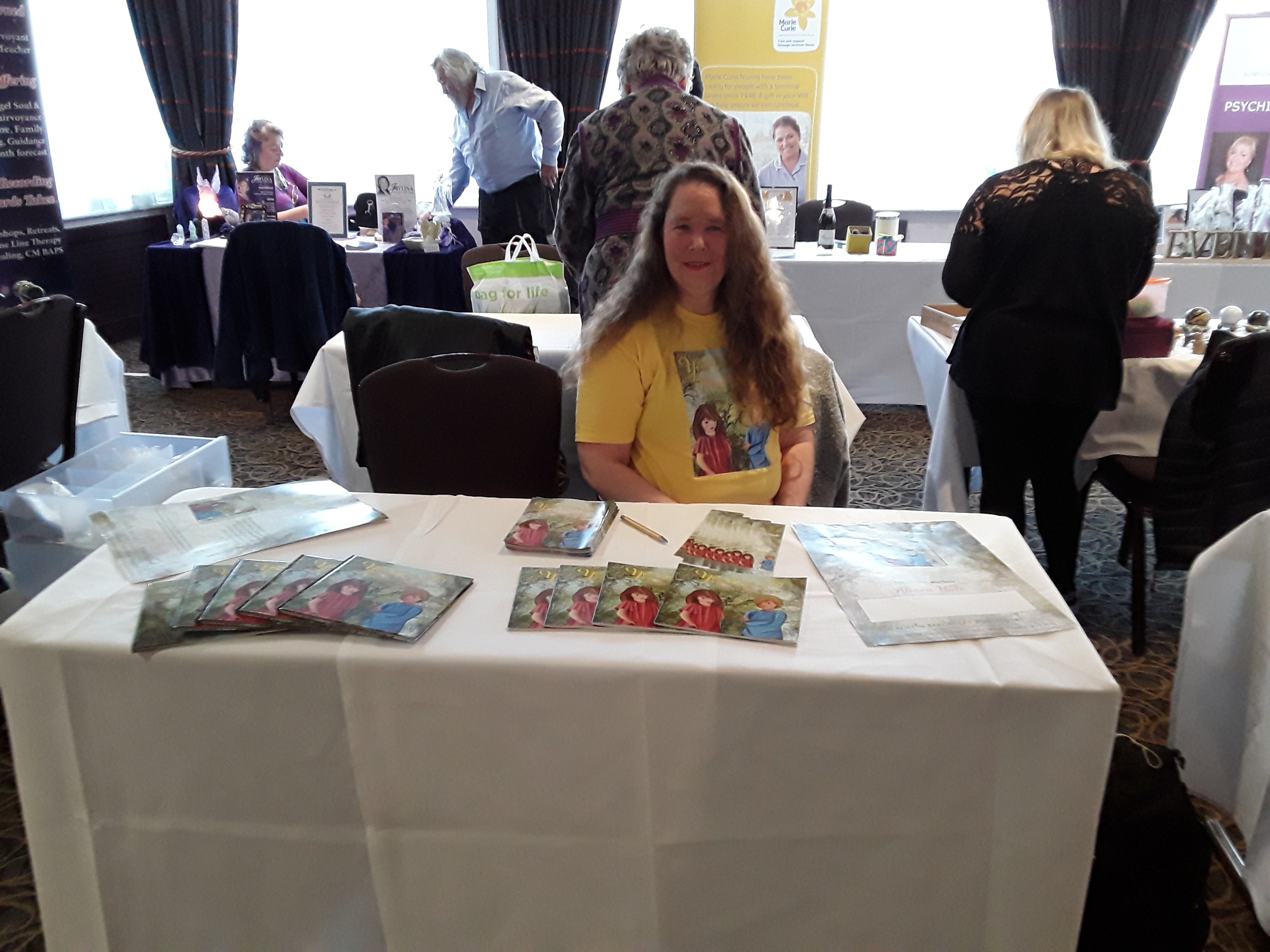 Author Alison Hale was at the Westcliff Hotel in Bournemouth to attend an event