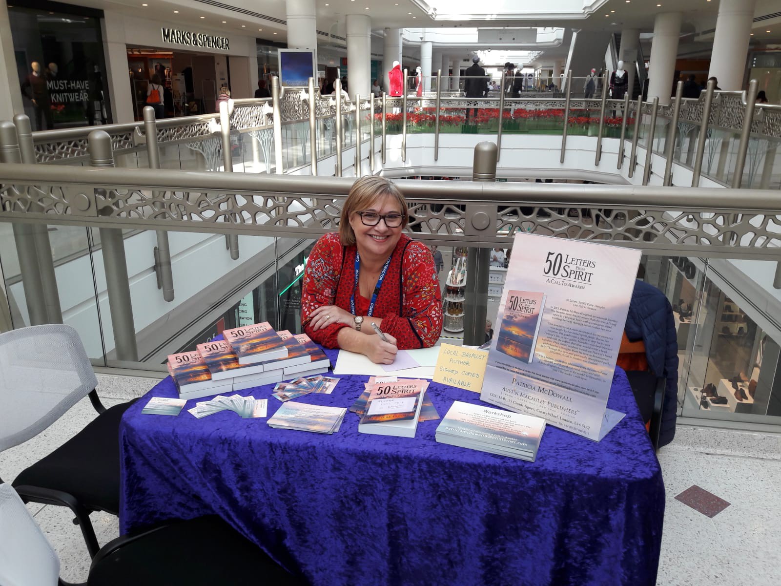 Patricia McDowall 50 Letters from Spirit Attending “The Glades” At Bromley Shopping Centre