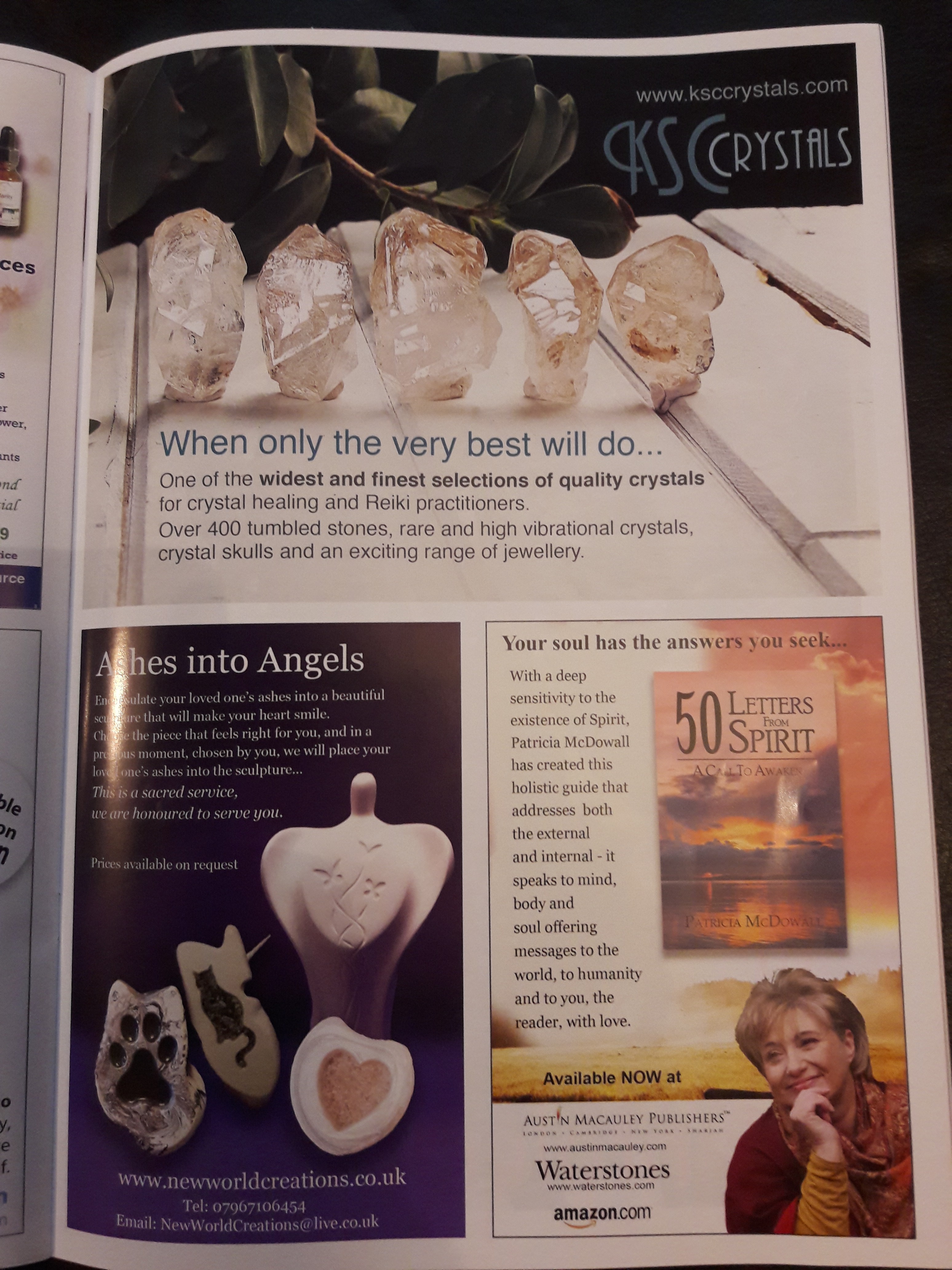 Patricia McDowall 50 Letters from Spirit Featured in “More to Life magazine”