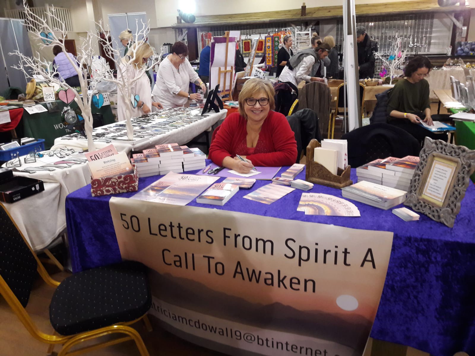 The author of ‘50 Letters from Spirit’, Patricia McDowall Attended an Event