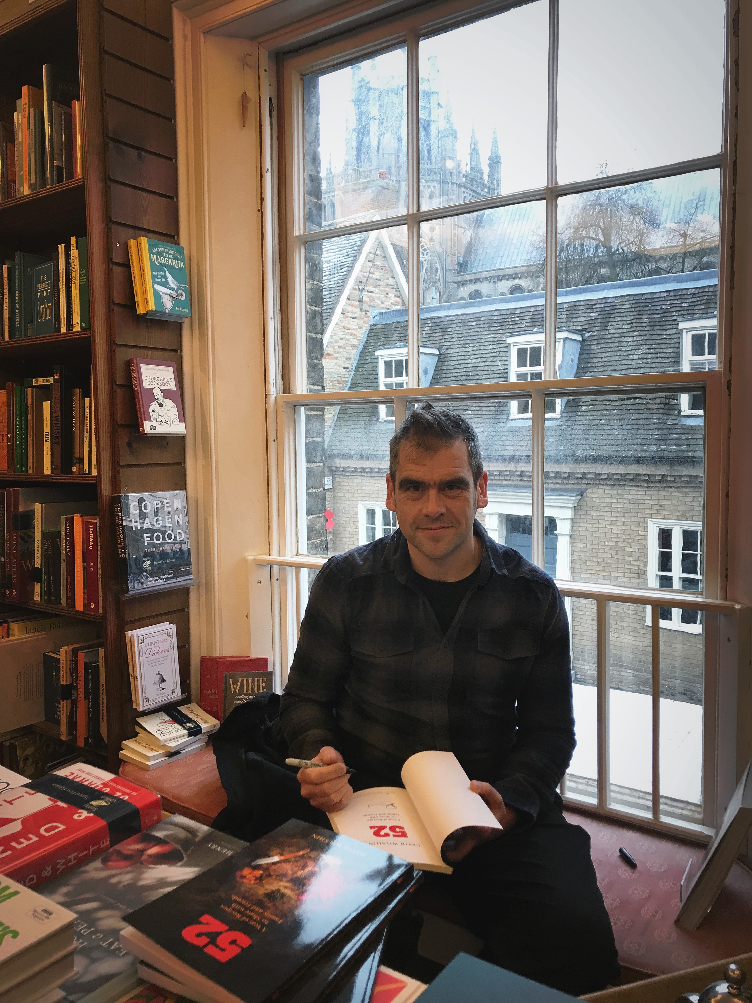 David Wilshin Attended a Book Signing Event at Topping & Company Booksellers of Ely