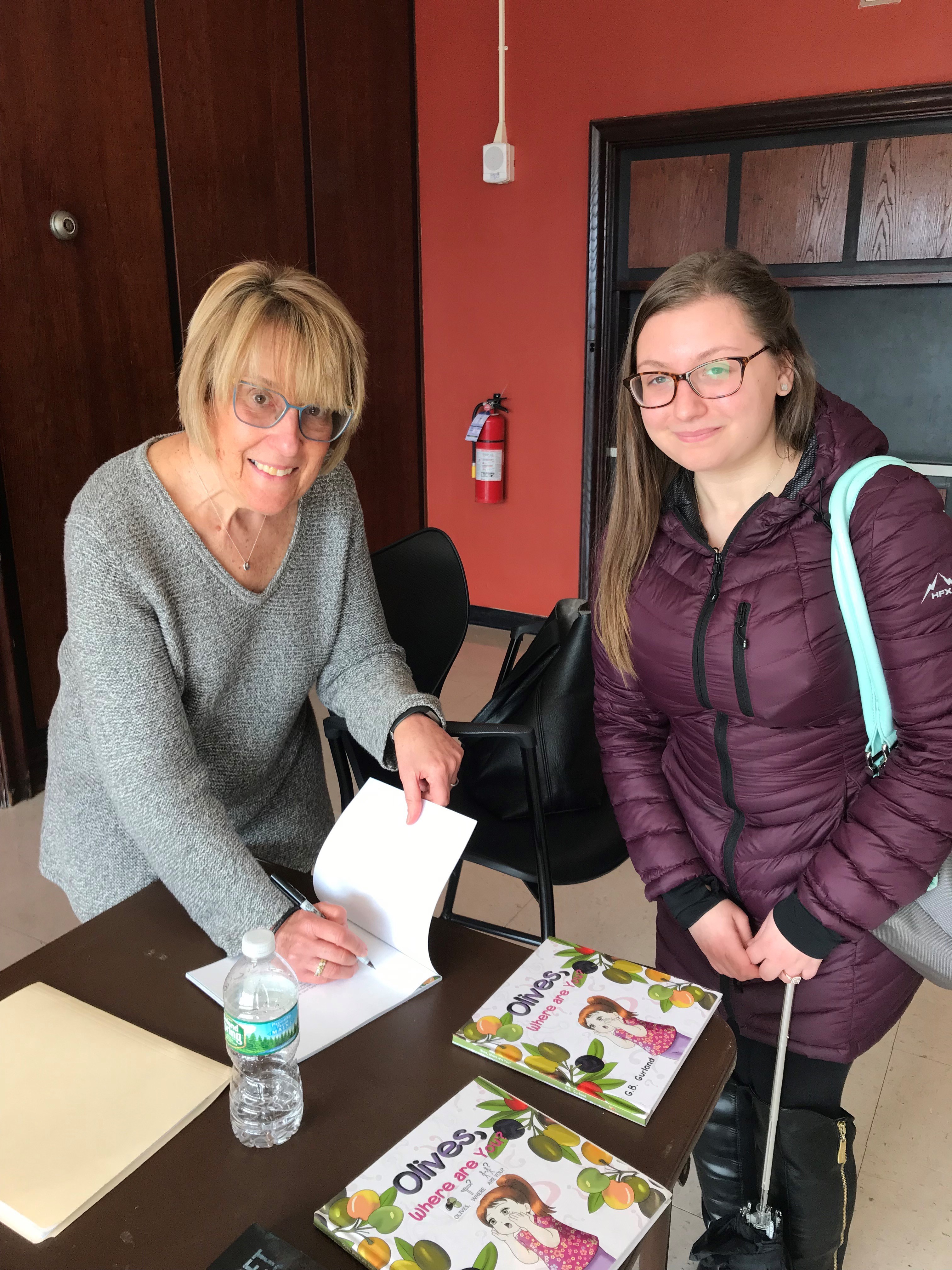 G. B. Gurland Delivered a talk and Signed Copies of her Book at Brooklyn College, NY