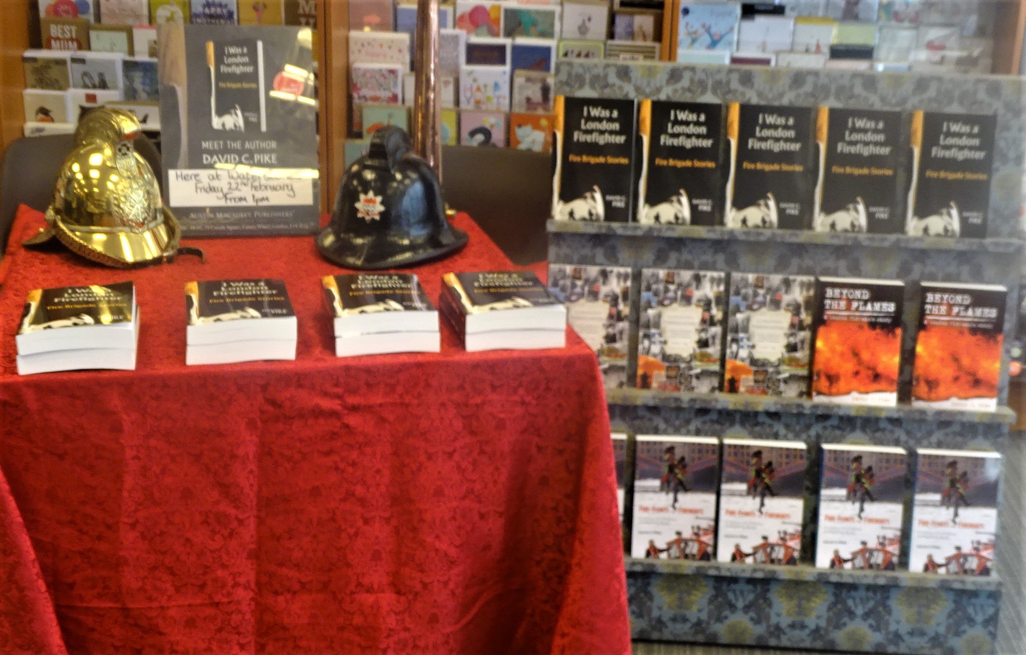 David C. Pike, the author of ‘I Was a London Firefighter’ attended a Book Signing Event