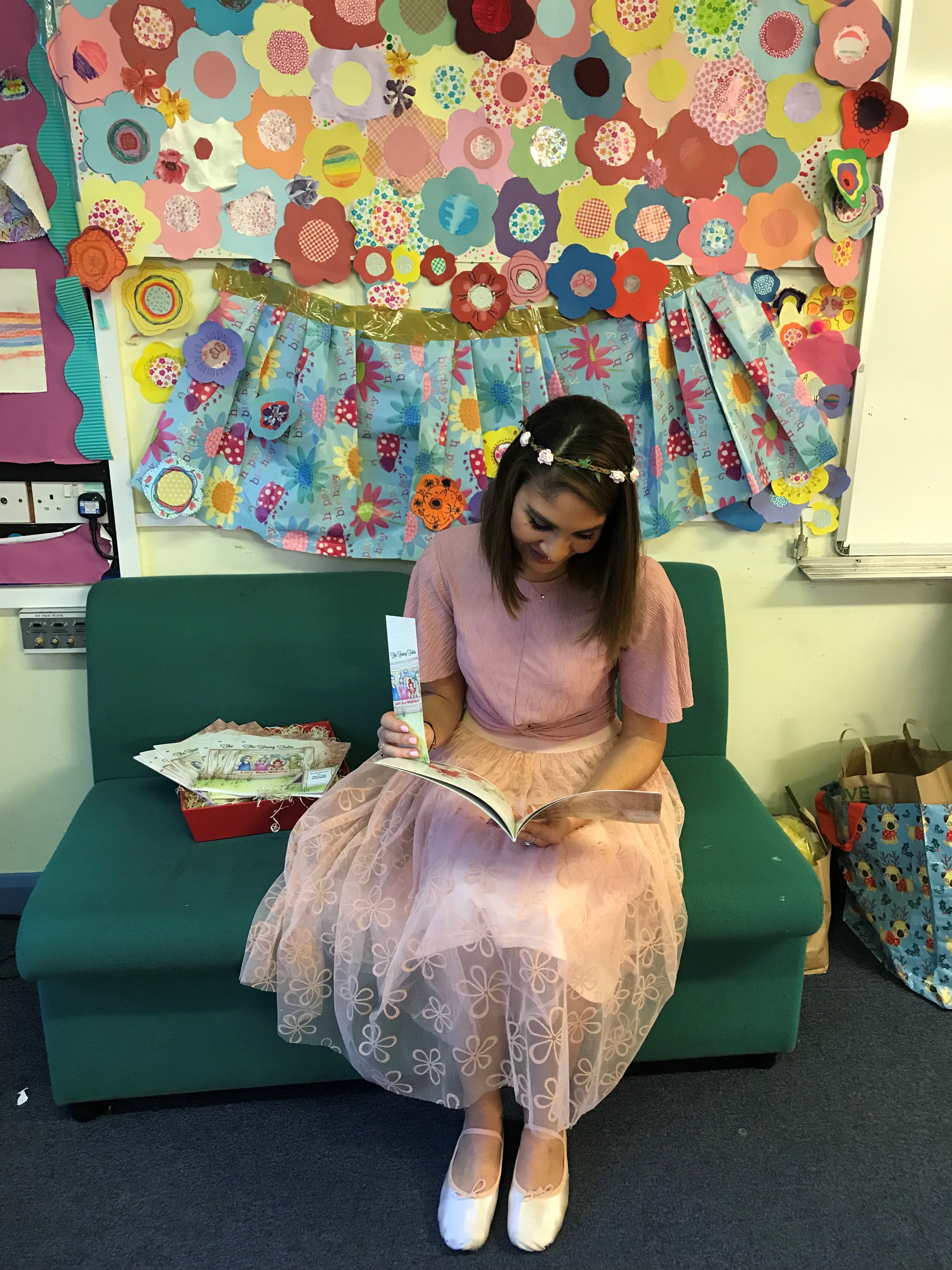 Lucy Ela Walmsley, the Author of The Faery Tales, Enjoyed a Book Reading and Signing Event at School