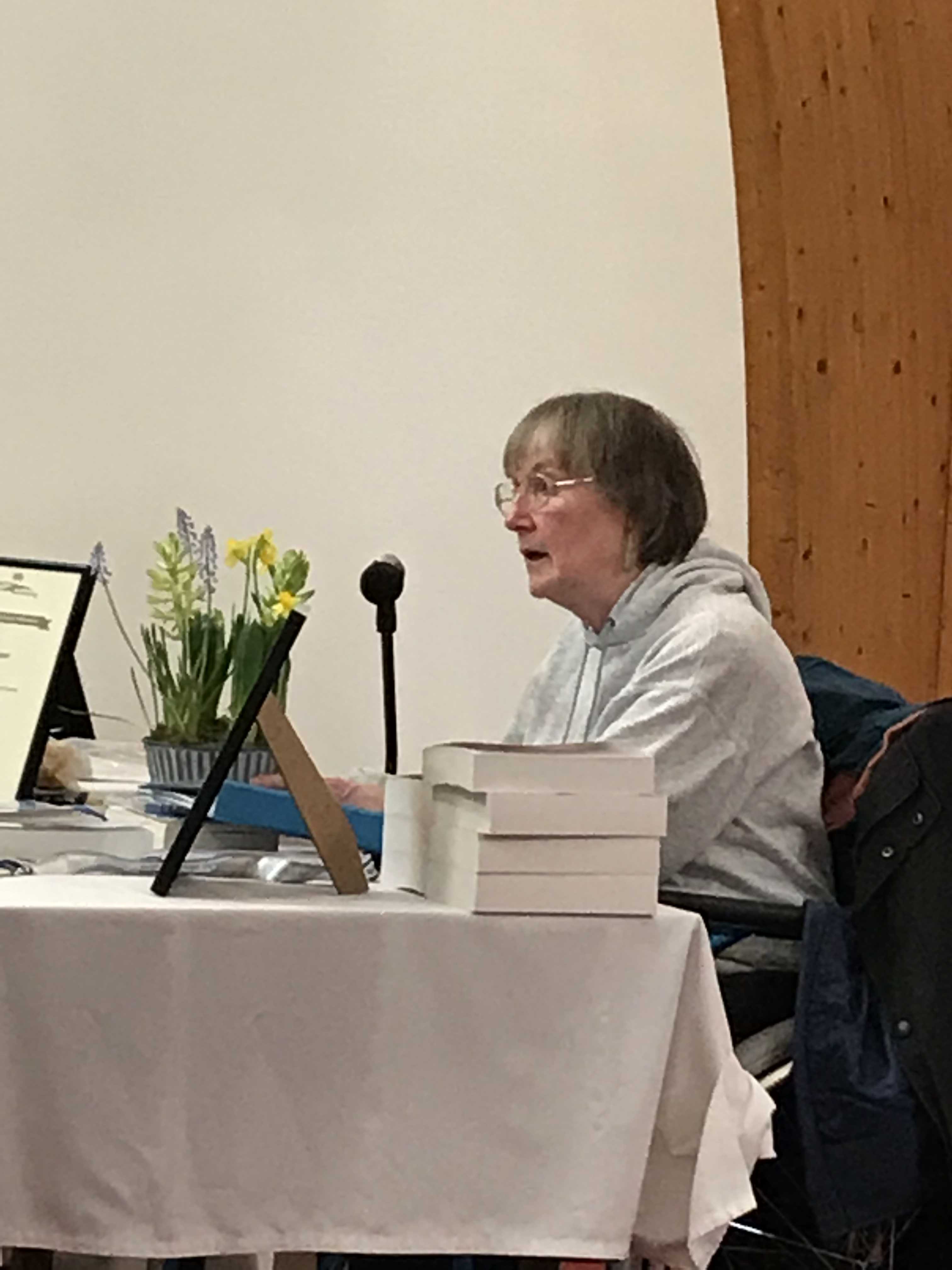 Sue Pepper, the Author of Life After Death Delivered a Talk at the Ladies Club
