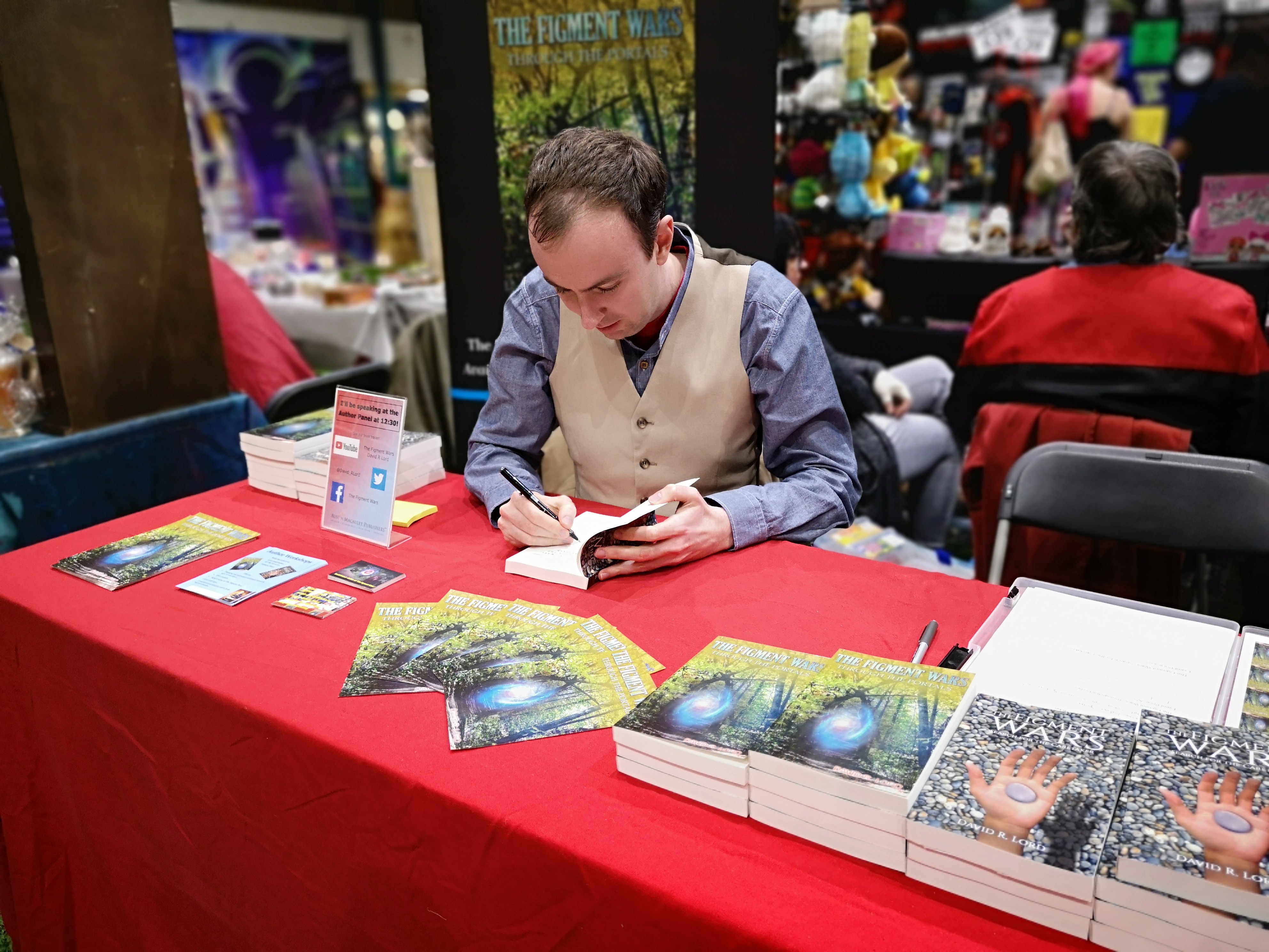 Author of The Figment Wars Attends the Bristol Comic Con and Gaming Festival Author of The Figment Wars Attends the Bristol Comic Con and Gaming Festival