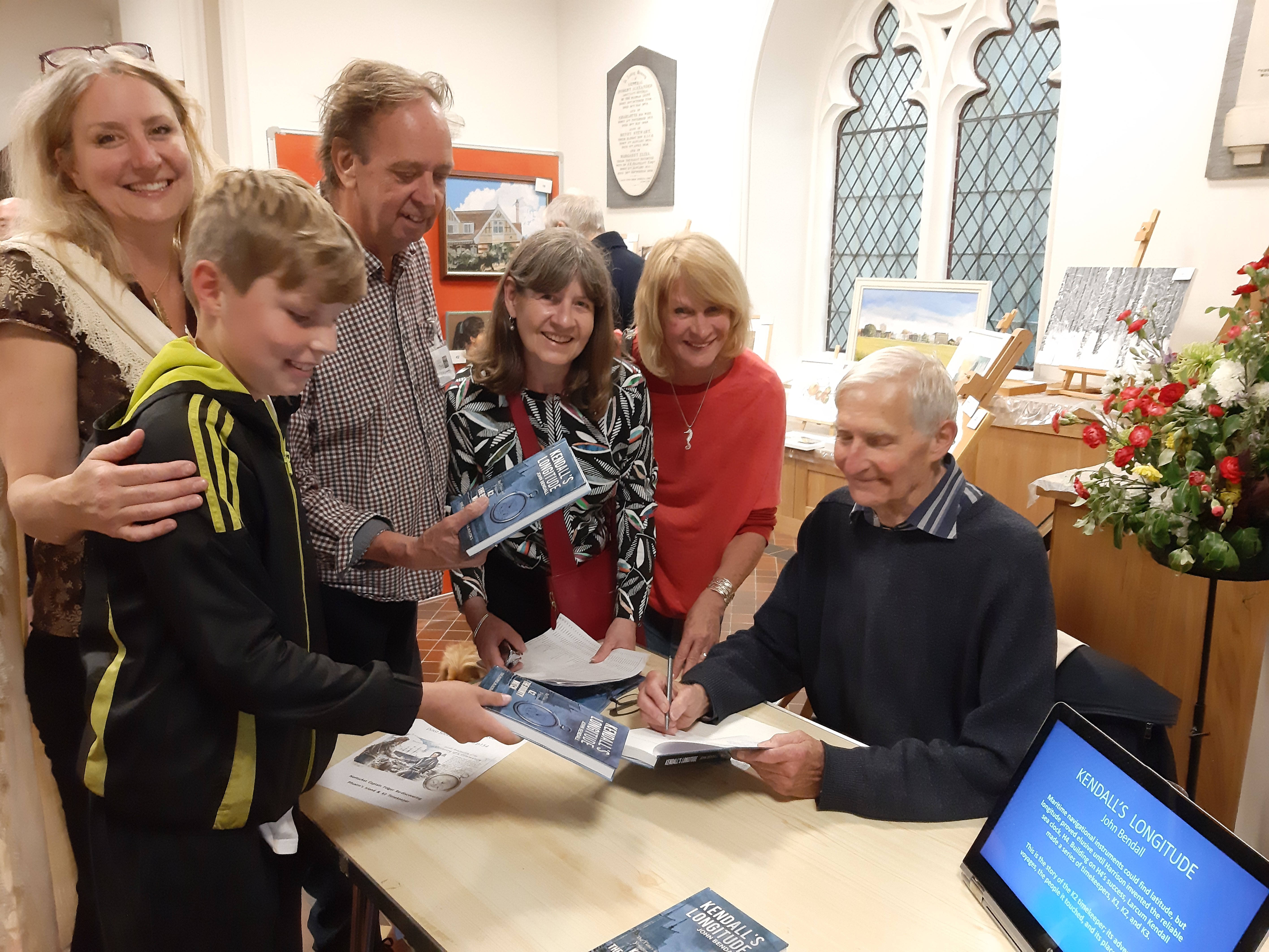 St. Michael's Church Invited the Author John Bendall on a Local Artists Exhibition