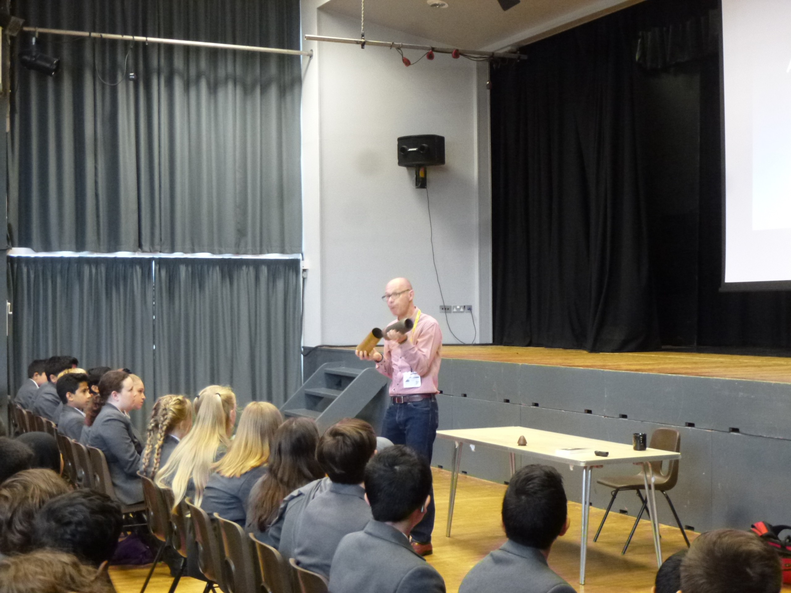 Manor High School Invited the Author Gary Toward to Present His Book