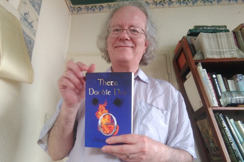 Author of Theta Double Dot, Alan Dale Attended an Event at Working Writers Circle