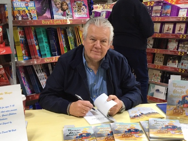 Author of Thomas and the Magic Marble Attended His Book Signing Event at WHSmith