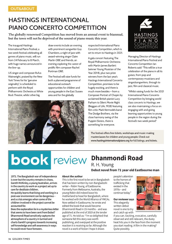 Sussex Lifestyle Magazine Published a Review of Dhanmodi Road by R H Young