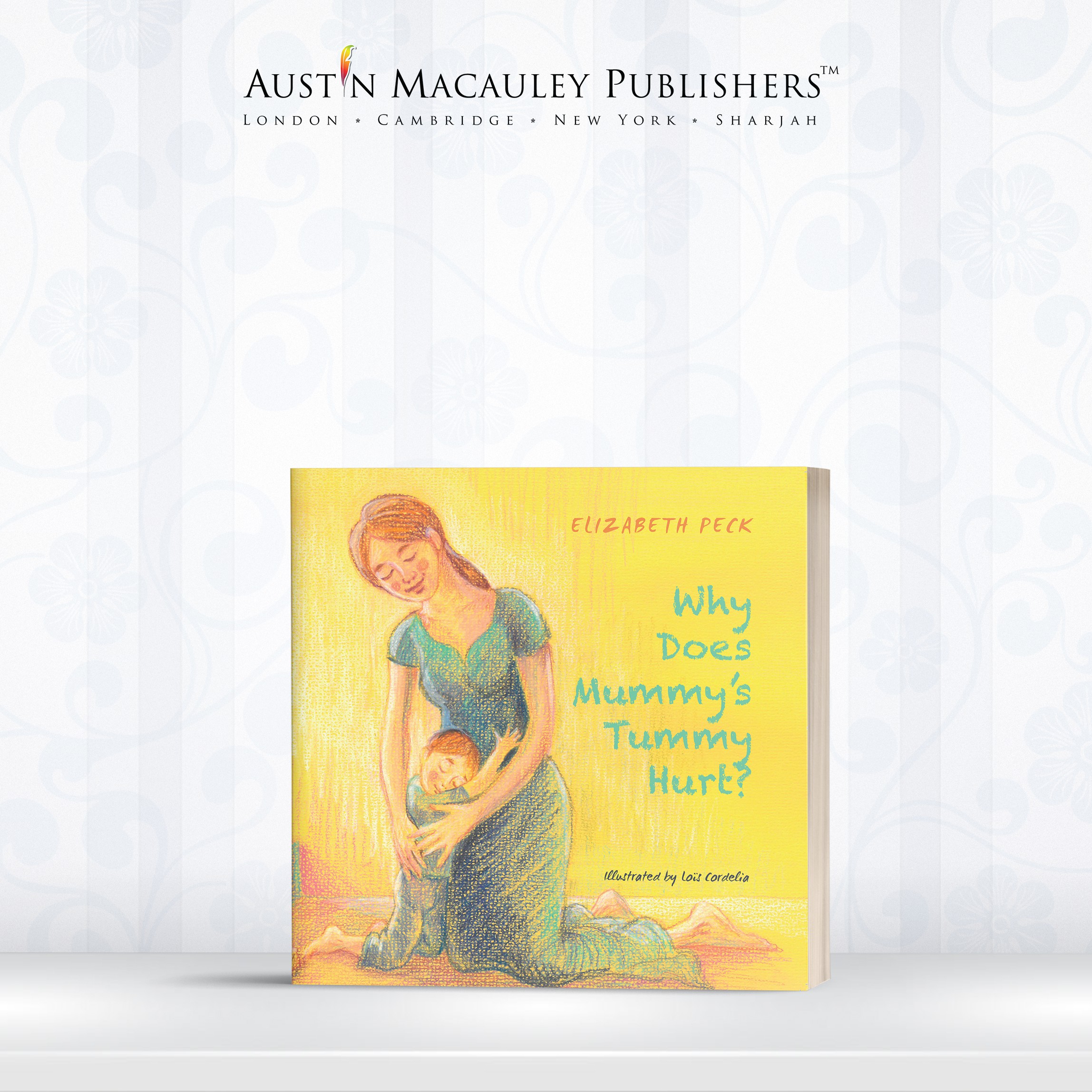 Book Feature of Elizabeth Peck's Book Why Does Mummy's Tummy Hurt?