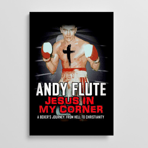 Famous Boxer Chris Eubank Took a Photo with Andy Flute’s Book Jesus in My Corner
